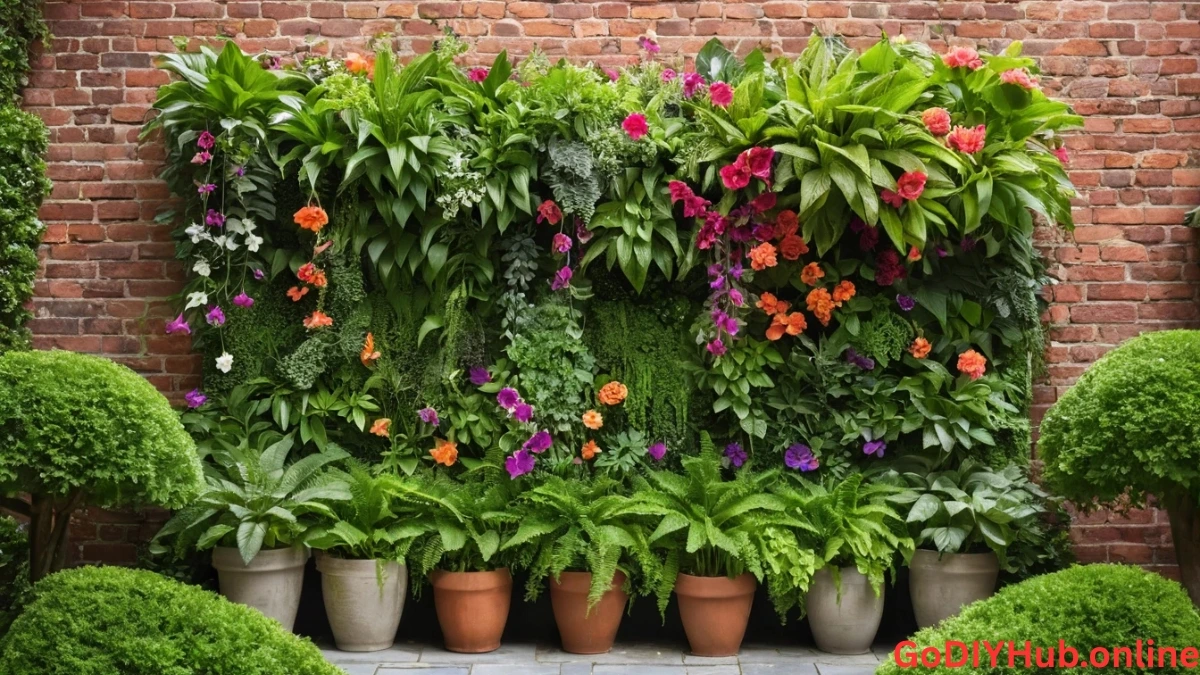 A DIY vertical garden