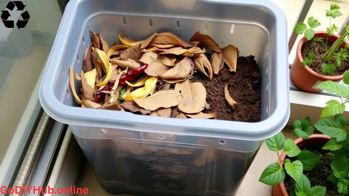 Homemade compost bin
