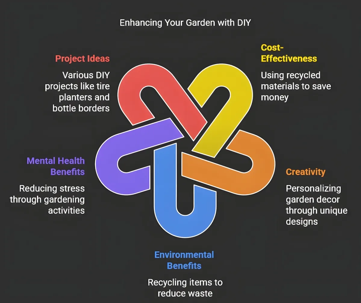 DIY Garden Decor infograph