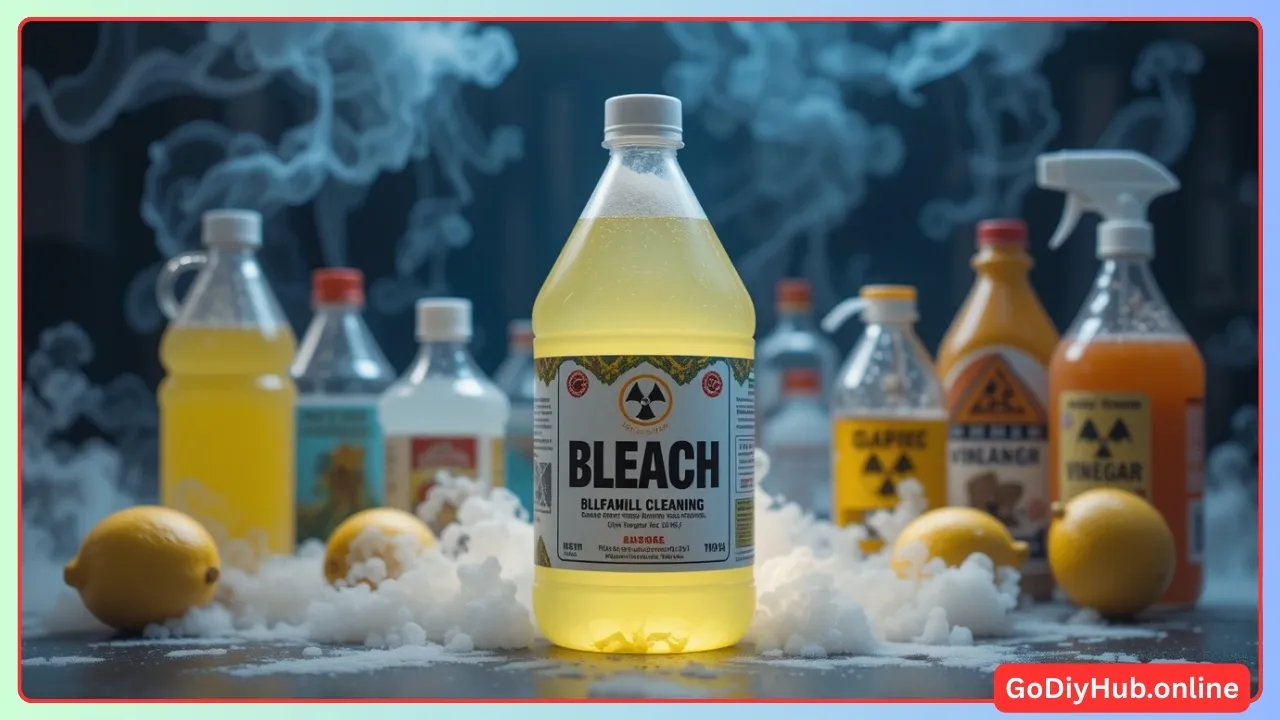 Never Mix Bleach With Ammonia